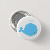 Baby walvis kawaii cartoon kind ronde button 3,2 cm (Voorkant /achterkant)