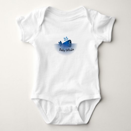 Baby walvisondergoed romper (Voorkant)