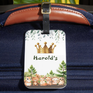 Baby wandelwagen Woodland Forest Animals Bagagelabel