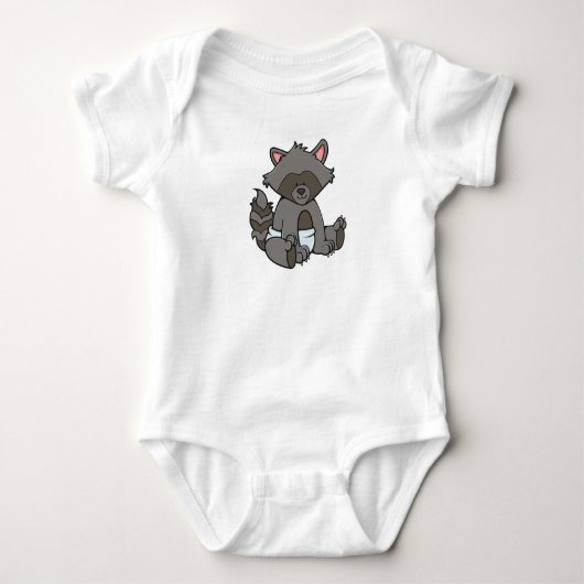  Baby wasbeer Romper (Voorkant)