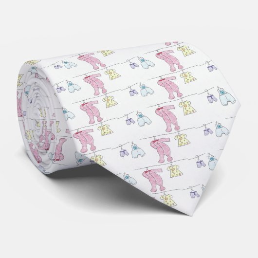 baby wasgoed stropdas (Opgerold)