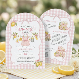 Baby Waslijn Citroen Knijp Baby Shower Kaart