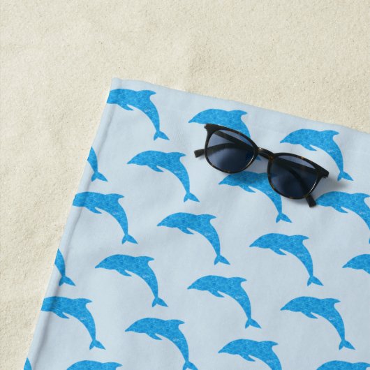 Baby water - strand waterdolfijn strandlaken (In situ)