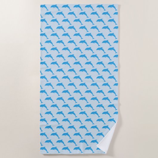 Baby water - strand waterdolfijn strandlaken (Voorkant)