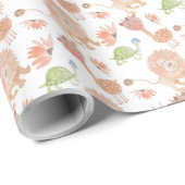 Baby Waterverf handbeschilderd Cadeaupapier (Rol Hoek)