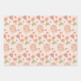 Baby Waterverf handbeschilderd Inpakpapier Vel