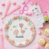 Baby Waterverf handbeschilderd Papieren Bordje (Feest)