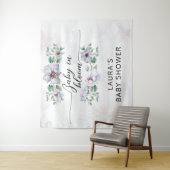 baby waterverf van wilde rozen in bloei wandkleed (In situ)