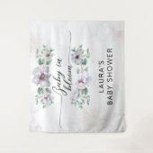 baby waterverf van wilde rozen in bloei wandkleed (Voorkant)