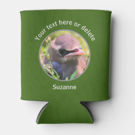 Baby Waxwing Bird gepersonaliseerd Blikjeskoeler