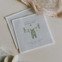 Baby, We houden zoveel van je Matcha! Papieren ser