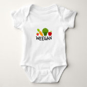 Baby Weegan Bodysuit - licht (Voorkant)