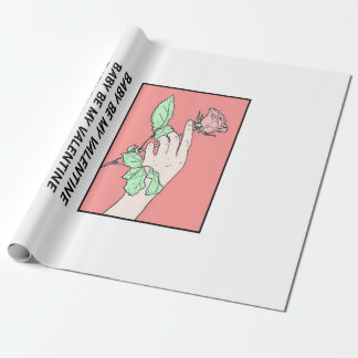 Baby Wees mijn Valentijn Cadeaupapier