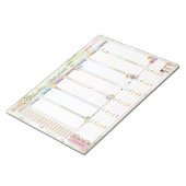 Baby Wekelijks schema Planner Pastel Groen thema Notitieblok (Schuin)