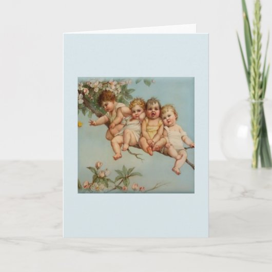 Baby-Wenskaart Kaart (Voorkant)