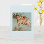 Baby-Wenskaart Kaart (Gele Bloem)