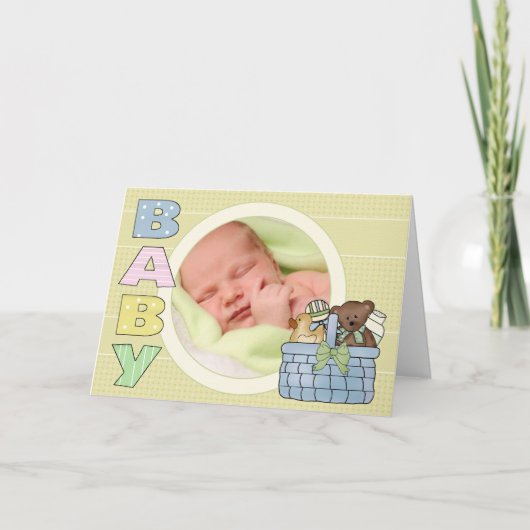 Baby Wenskaart Kaart (Voorkant)