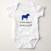Baby wenst Pony Romper (Voorkant)