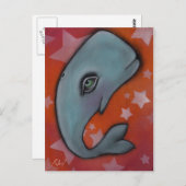 Baby Whale Briefkaart (Voorkant / Achterkant)