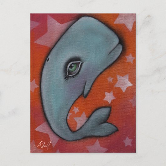 Baby Whale Briefkaart (Voorkant)