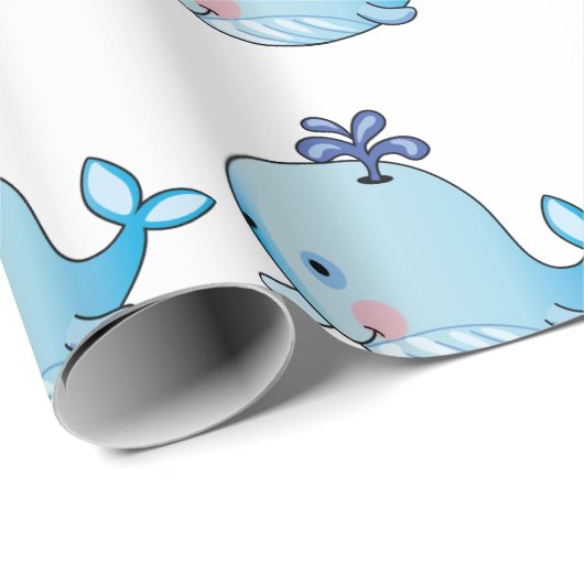 Baby Whale Cadeaupapier (Rol Hoek)