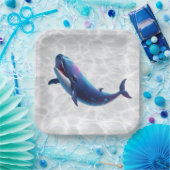 Baby Whale Platter Papieren Bordje (Feest)