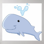 Baby Whale Poster (Voorkant)