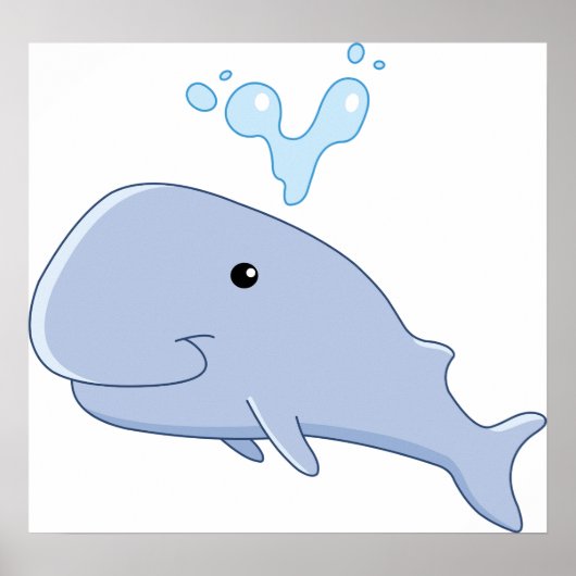 Baby Whale Poster (Voorkant)