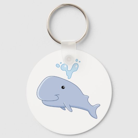 Baby Whale Sleutelhanger (Achterkant)