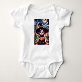 Baby whitch Halloween Romper