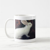 Baby White Flemish Giant Koffiemok (Links)