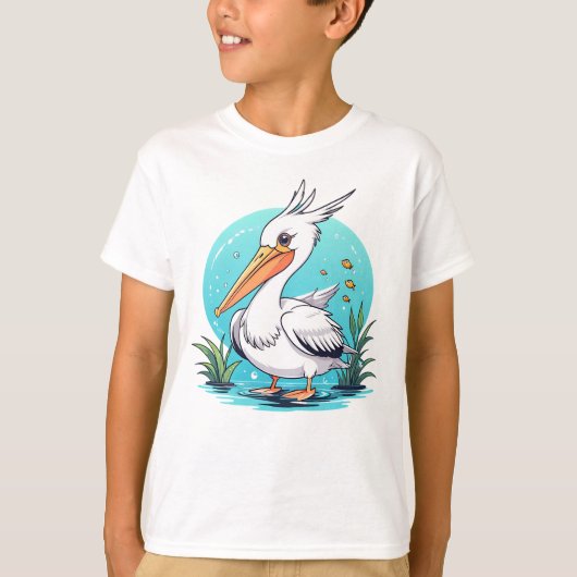 Baby White Swan T-shirt (Voorkant)