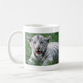 Baby White Tiger Koffiemok (Links)