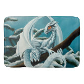Baby White Winter Dragon Badmat (Voorkant)