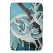 Baby White Winter Dragon Badmat (Voorkant Verticaal)