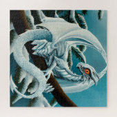 Baby White Winter Dragon Legpuzzel (Horizontaal)