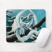 Baby White Winter Dragon Muismat (Met muis)