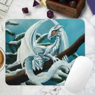 Baby White Winter Dragon Muismat