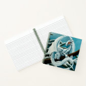 Baby White Winter Dragon Notitieboek (Binnen)