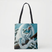 Baby White Winter Dragon Tote Bag (Voorkant)