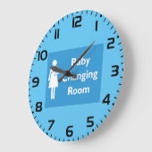 Baby Wickelruimte Bord met Ouder en Baby  Grote Klok (Hoek)