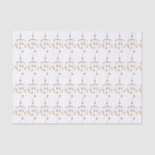 Baby Wieg Mobiel weefselpapier Tissuepapier (Voorkant)