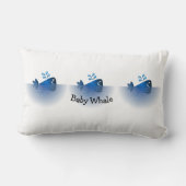 Baby Wieg op walvis of zurend Pillow Kussen (Achterkant)