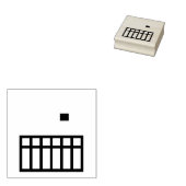 baby wieg rubberstempel (Gestempeld)