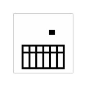 baby wieg rubberstempel (Afrduk)