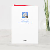 Baby wil een rendierkerst worden feestdagen kaart (Achterkant)