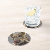 Baby Wild Boar Coaster Ronde Kartonnen Onderzetter (Insitu)