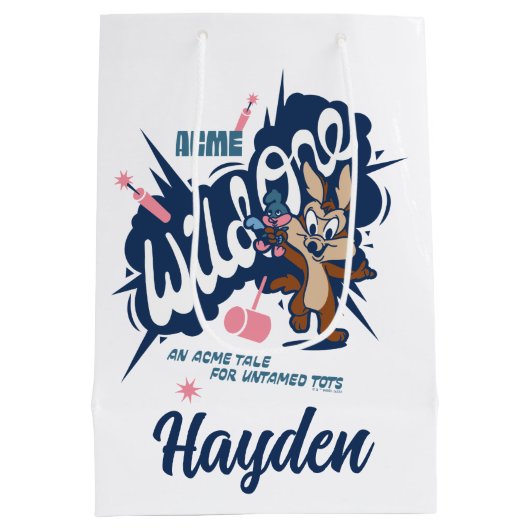 Baby WILE E. COYOTE™ - Wild One Medium Cadeauzakje (Achterkant)