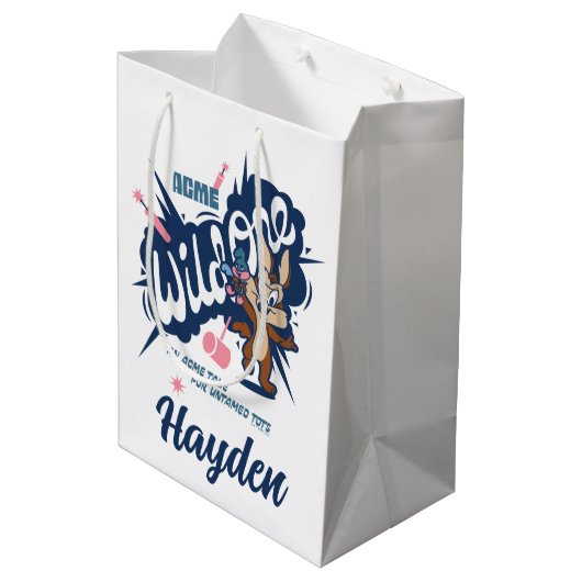 Baby WILE E. COYOTE™ - Wild One Medium Cadeauzakje (Achterkant Gekanteld)