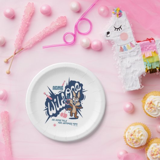 Baby WILE E. COYOTE™ - Wild One Papieren Bordje (Feest)